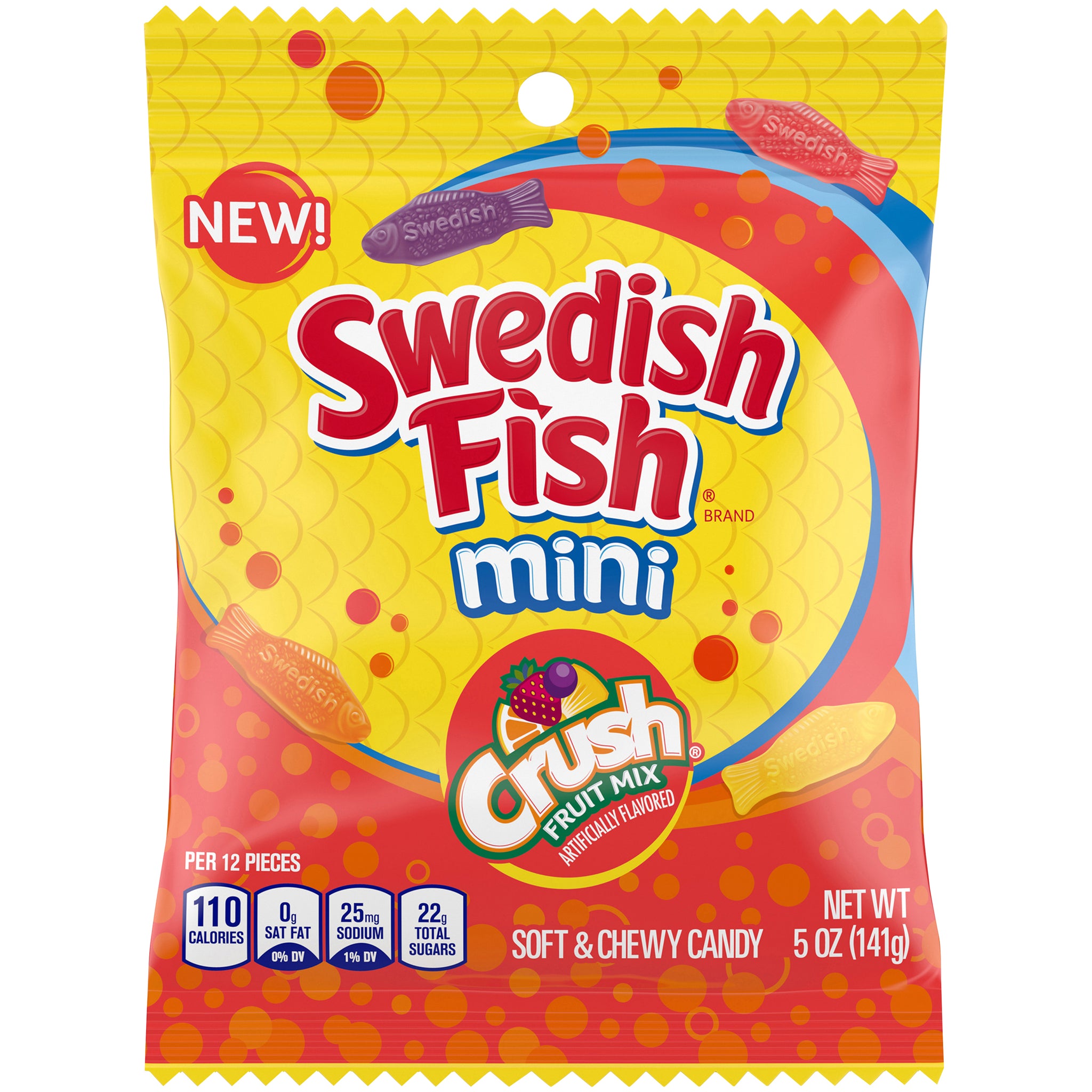 Swedish Fish Crush Fruit Mix, 141g