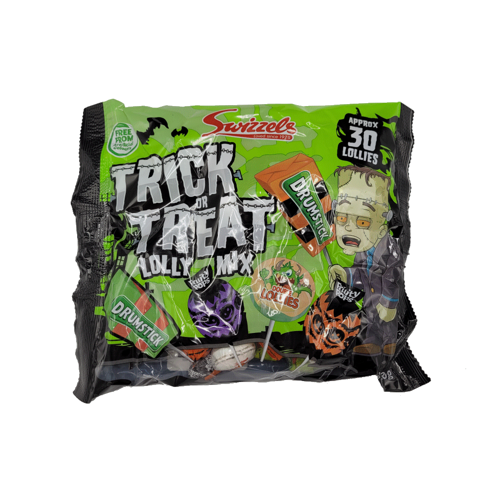 Swizzels Matlow Trick Or Treat Lolly Bag 330g