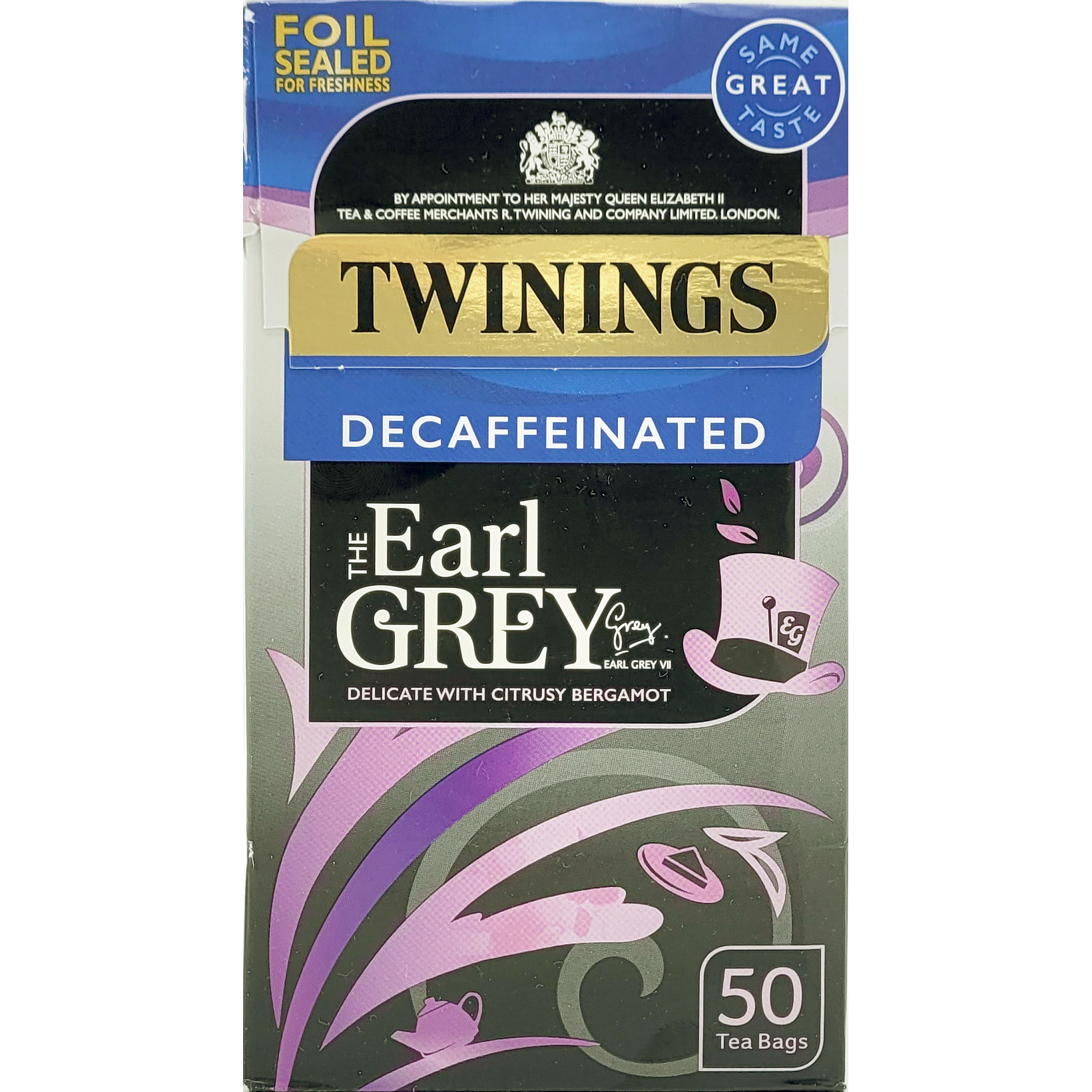 Twinings Earl Grey Decaffeinated 50 bags