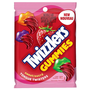 Twizzlers Gummies Fruity, 182g