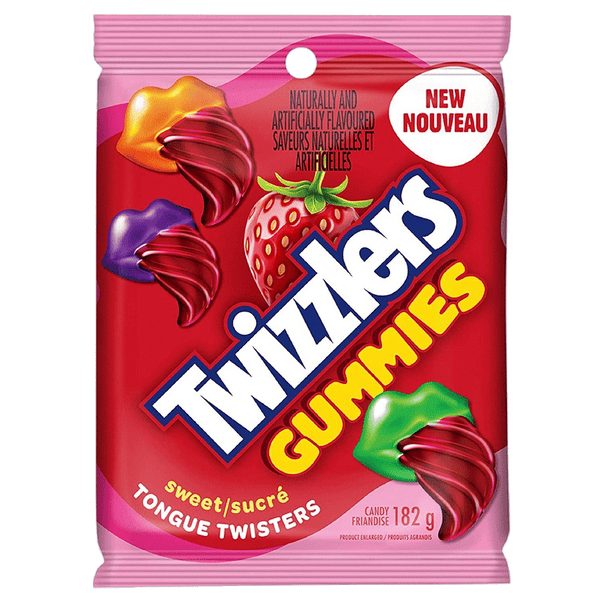 Twizzlers Gummies Fruity, 182g